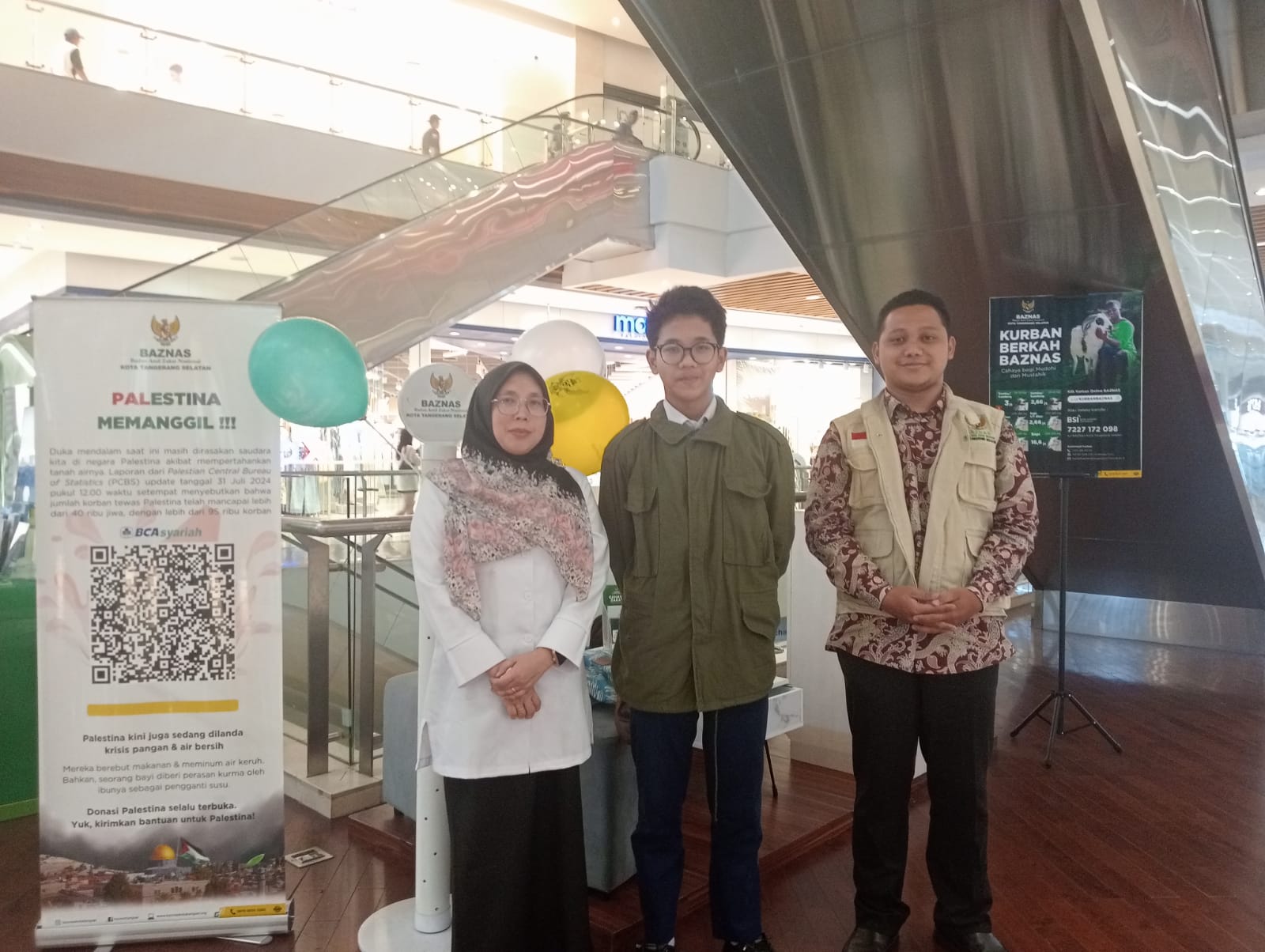 Tulus dari Hati, Tertanam Sejak Dini: Keanu &amp; Adiba Berkurban dari Tabungan Pribadi di BAZNAS Kota Tangerang Selatan