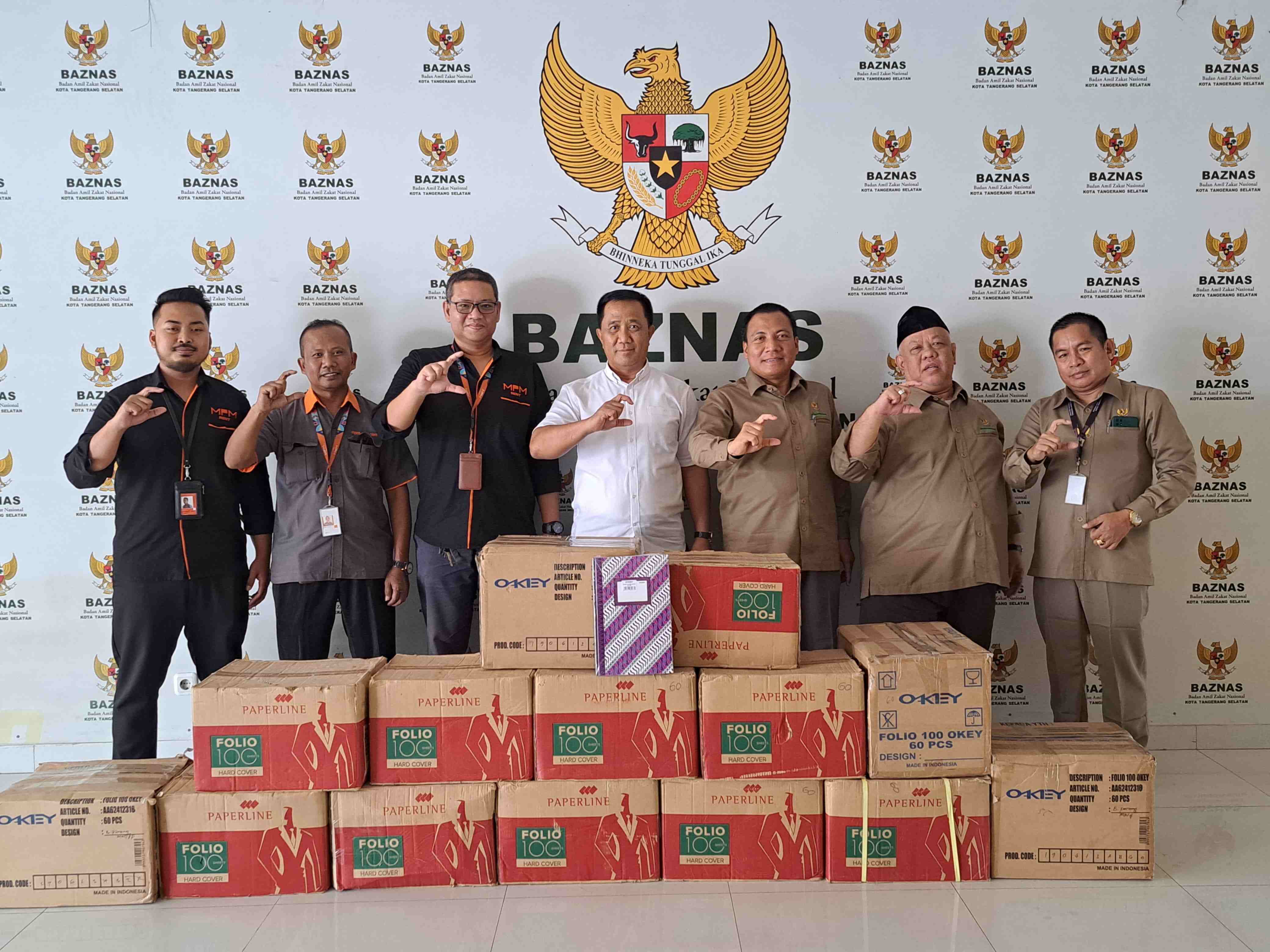 Bentuk Kepedulian Sosial, MPM Rent Dukung Pendidikan dan Program Sosial  Melalui BAZNAS Kota Tangerang Selatan