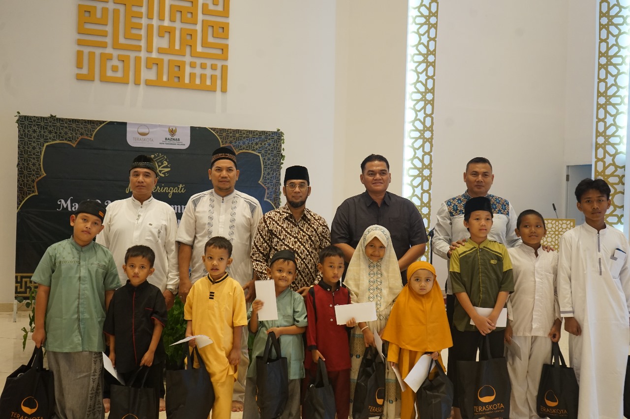 BAZNAS Tangsel Salurkan Santunan kepada 50 Anak Yatim Se-Kelurahan Lengkong Gudang di Masjid Teras Kota BSD, Rangkaian Penutup Santunan Yatim Se-Kota Tangerang Selatan