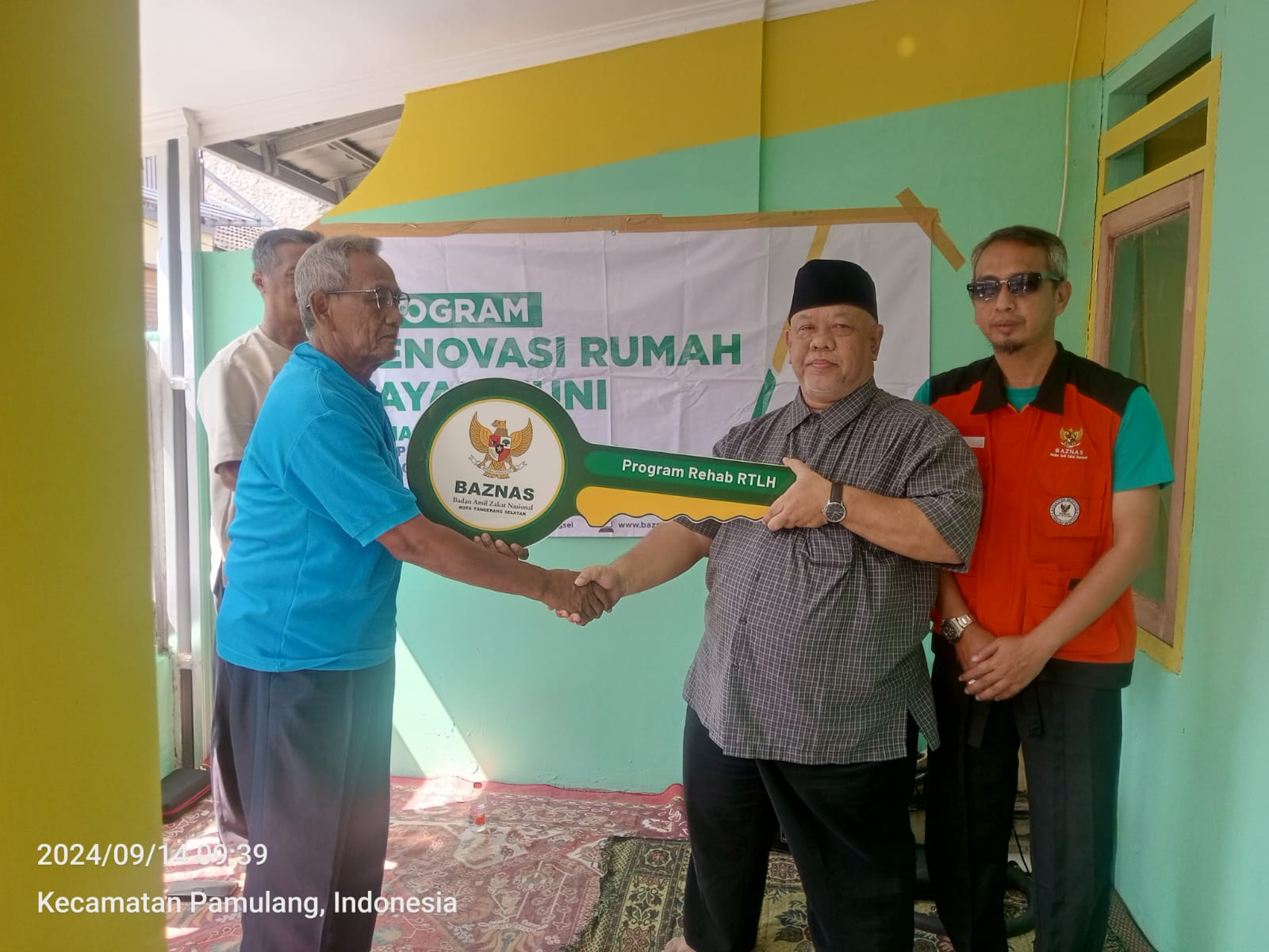 Rumah Layak Huni Untuk Bapak Rana, Penerima Manfaat RTLH BAZNAS Kota Tangsel