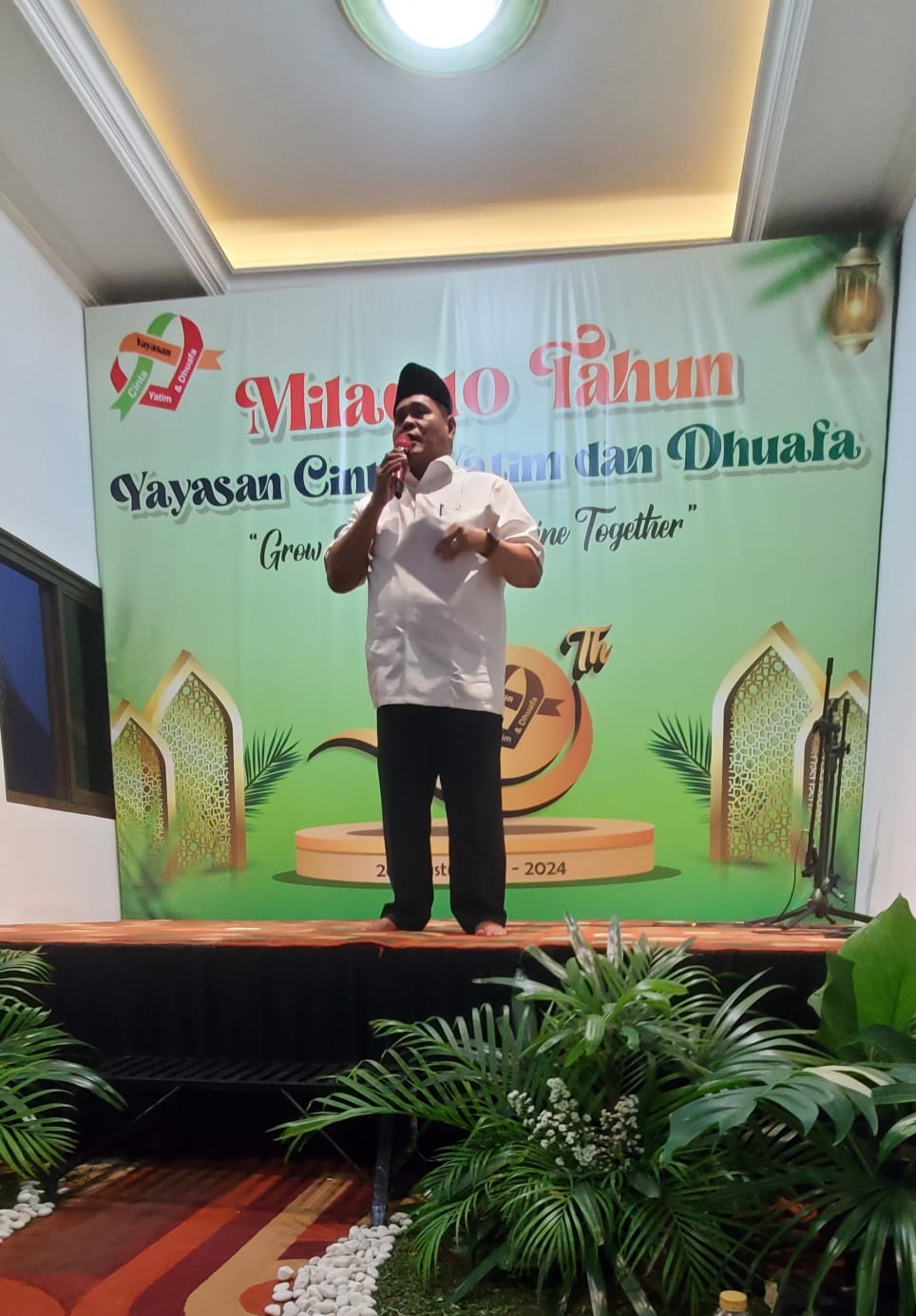 BAZNAS Tangsel Berikan Sumbangan untuk 20 Anak Yatim dalam Milad Yayasan Cinta Yatim dan Dhuafa
