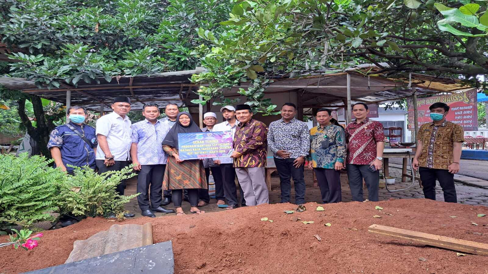 Akhir Tahun Baznas Kota Tangerang Selatan Launching Program Septictank di Kecamatan Setu