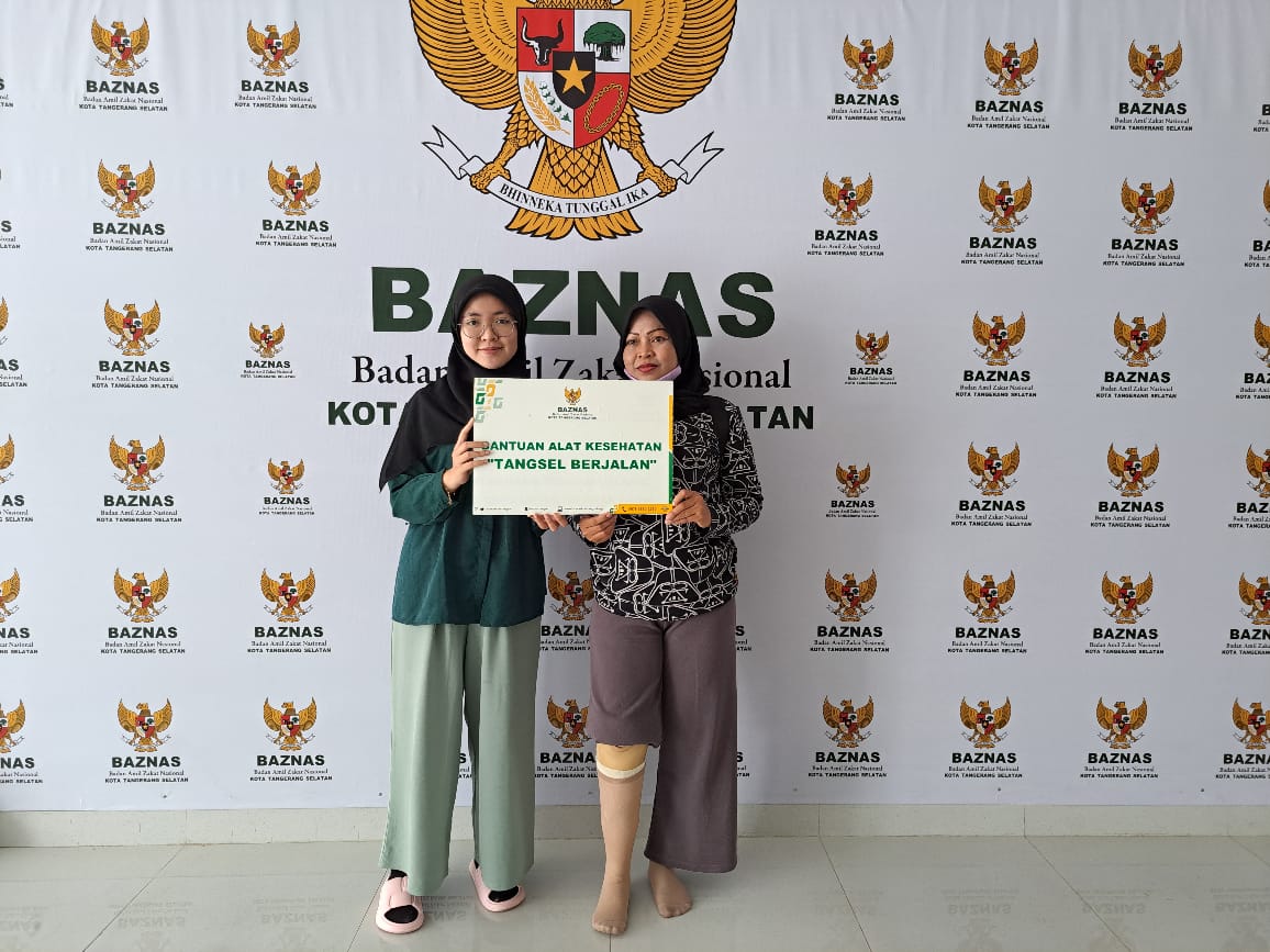 Bantuan Kaki Palsu Tangsel Berjalan