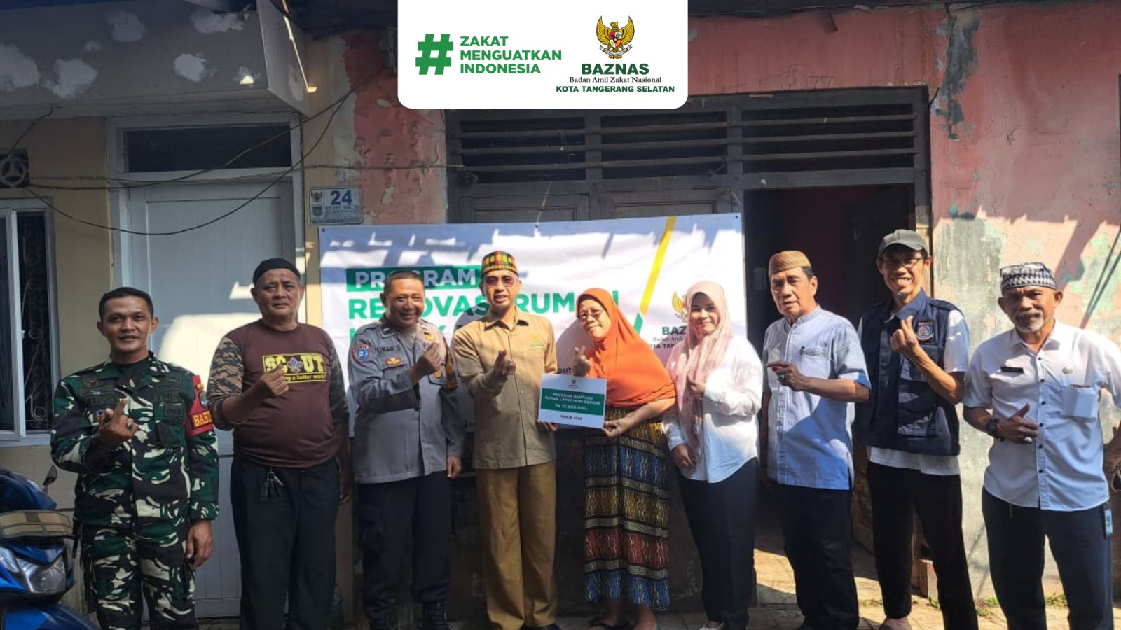 Renovasi Rumah Layak Huni BAZNAS Untuk Menghadirkan Kehidupan Yang Lebih Baik Bagi Warga Cipayung