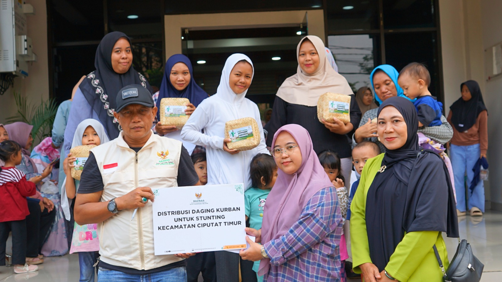 BAZNAS Kota Tangerang Selatan Fokuskan Daging Kurban untuk Penanganan Stunting di Kecamatan Ciputat dan Ciputat Timur