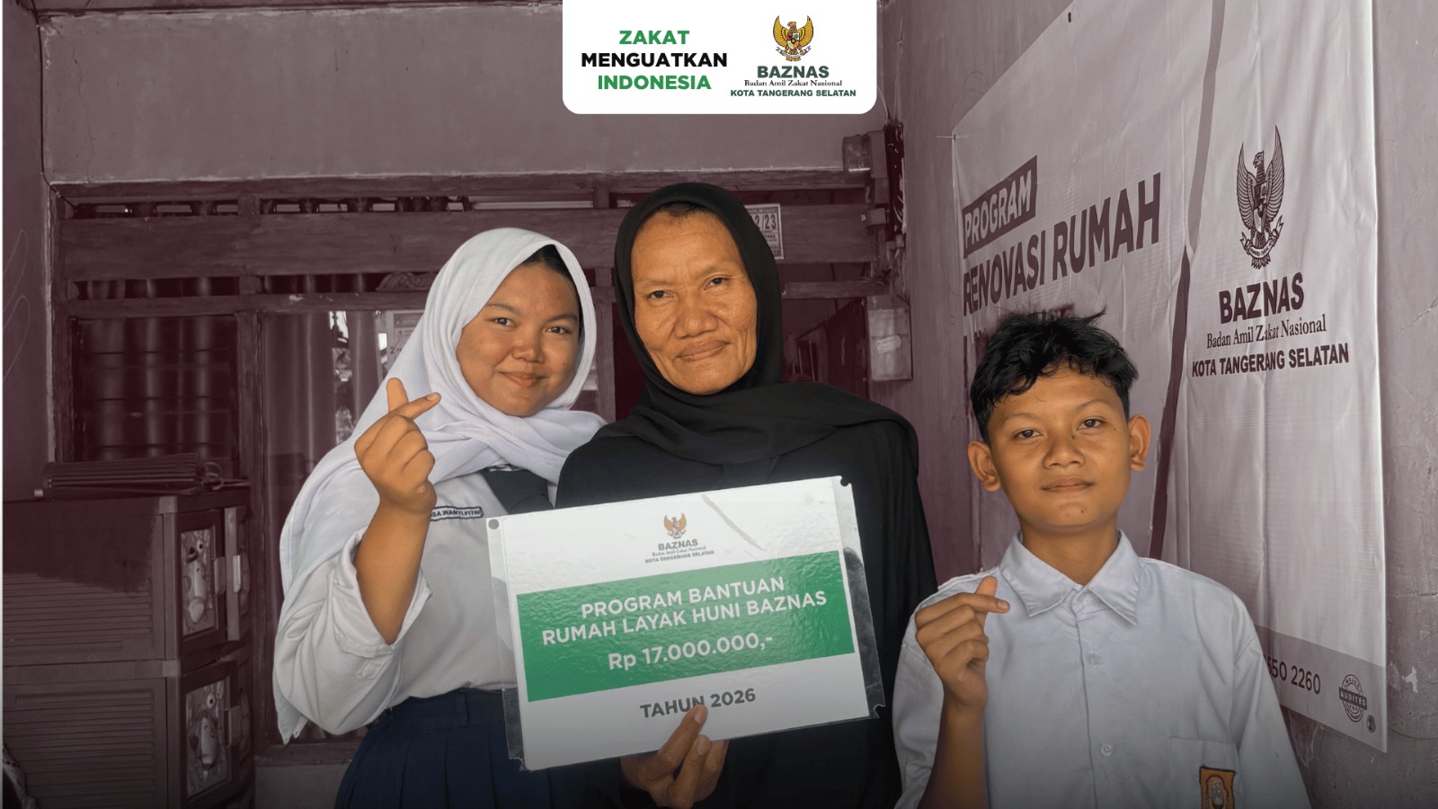 Renovasi Rumah Yang Lebih Layak Huni Untuk Harapan Dua Anak