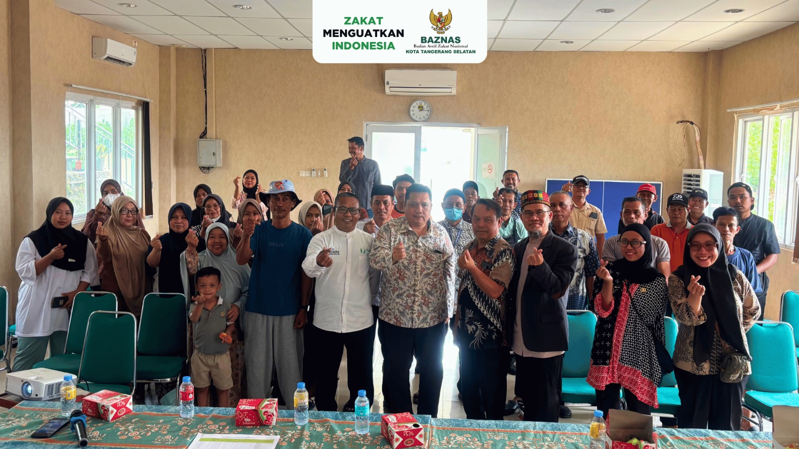Dorong Lingkungan Lebih Sehat BAZNAS Kota Tangerang Selatan Hadirkan Sanitasi Modern Bio Kasta di Kelurahan Muncul