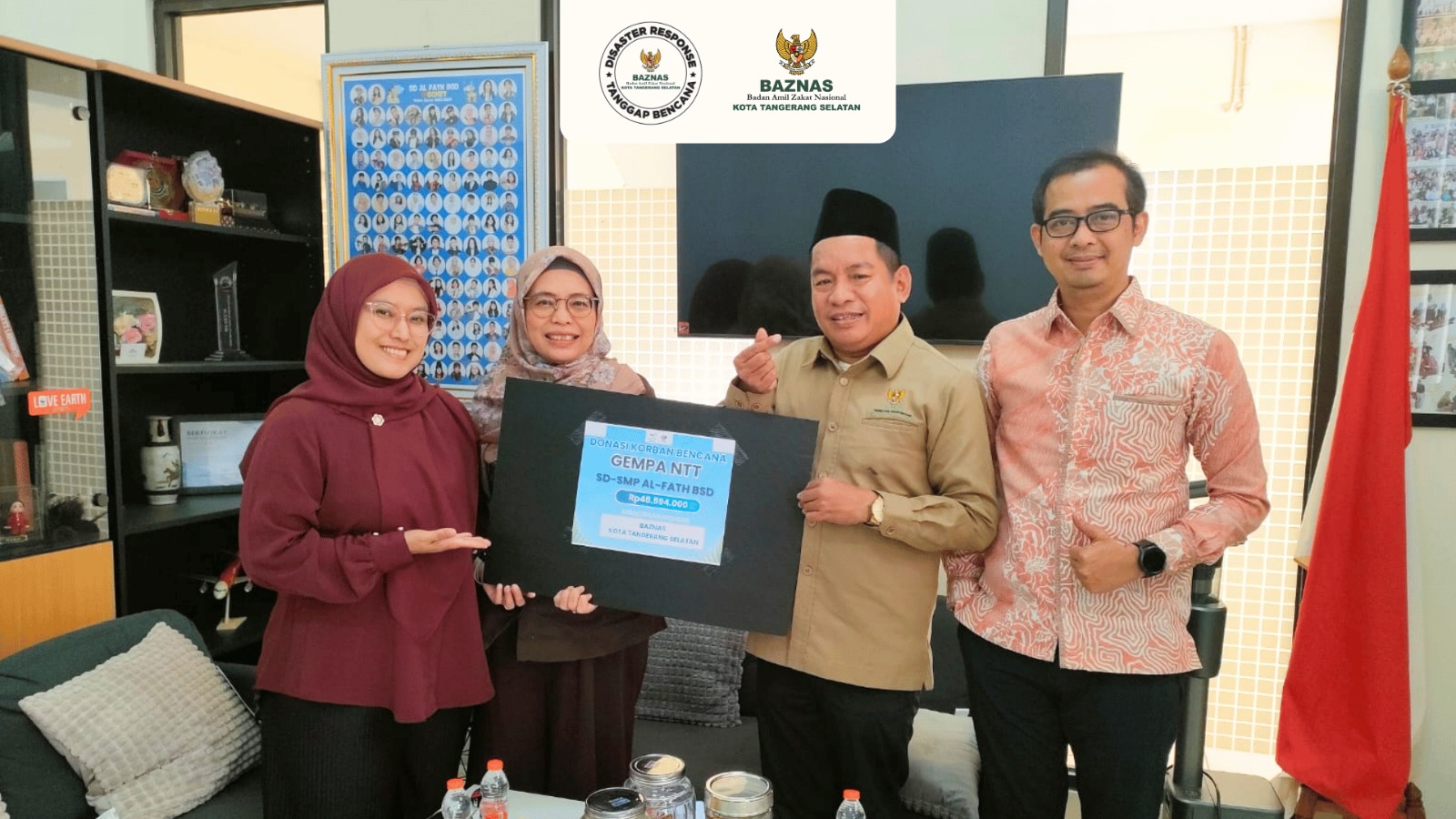 Dari Bencana Sumatera Hingga NTT Siswa Dan Guru Al-Fath BSD Konsisten Bergerak Untuk Kemanusiaan