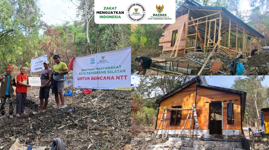 Dari Tangerang Selatan Untuk NTT, BAZNAS Bangun Sumur Bor Dan MCK Bagi Penyintas Gempa Flores