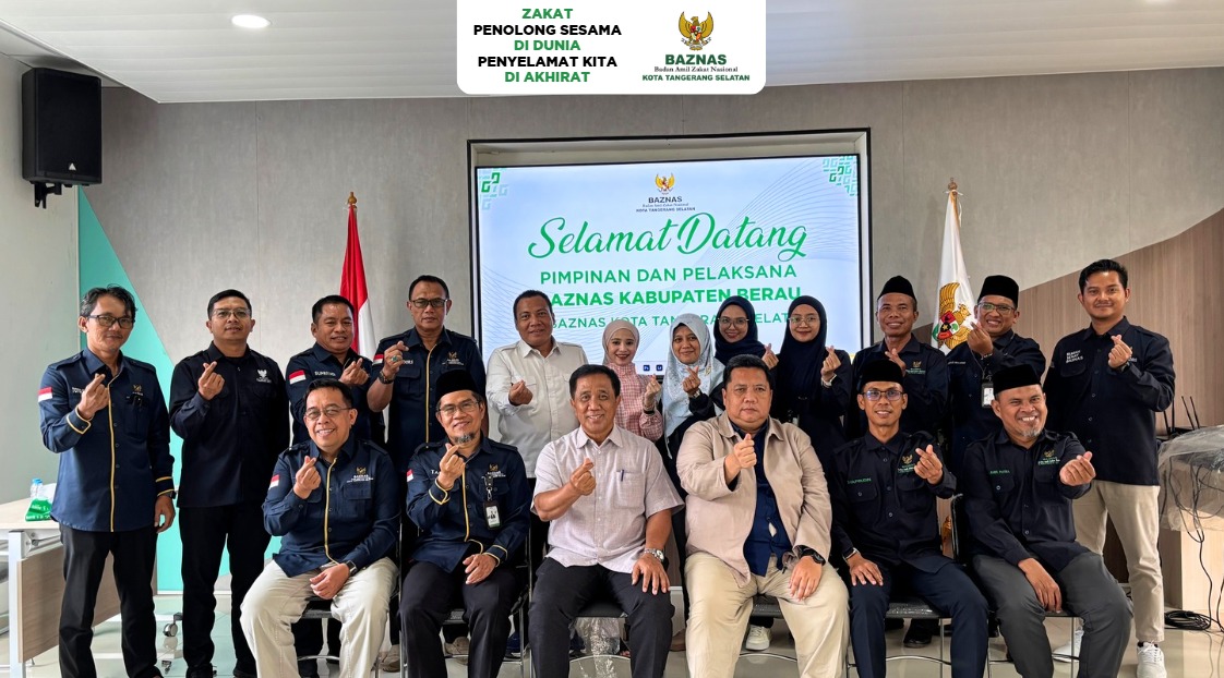 BAZNAS Kota Tangerang Selatan Terima Kunjungan Kerja BAZNAS Kabupaten Berau Untuk Perkuat Penghimpunan ZIS dan CSR